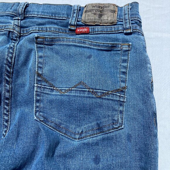 Wrangler Jeans Men's 34x34 Regular Straight Fit / Straight Leg Blue Denim 2 Pair - Picture 13 of 16